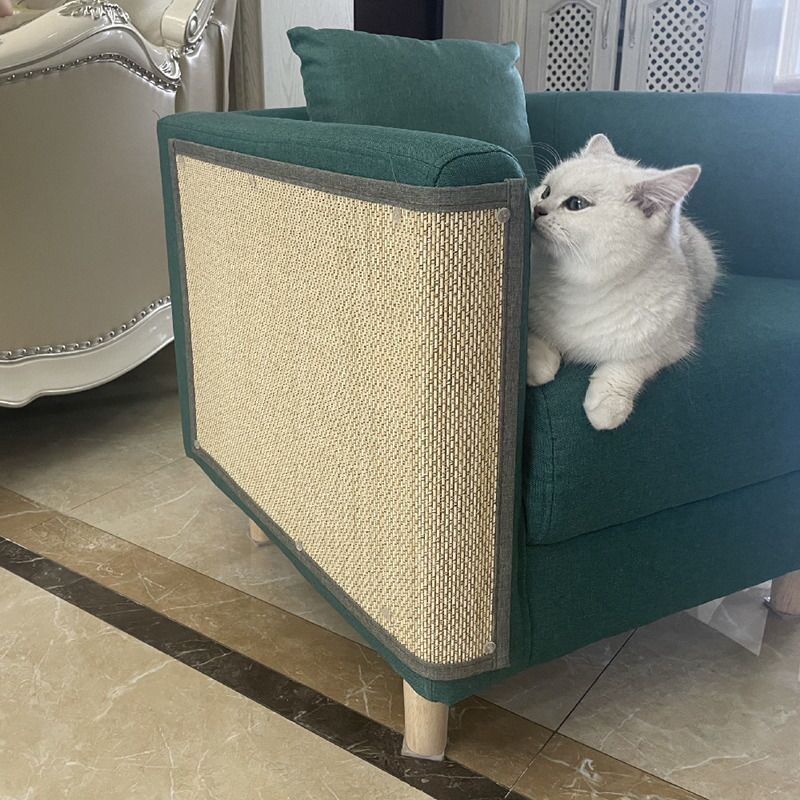 Natural Bamboo Cat Scratcher Sofa Mat_2