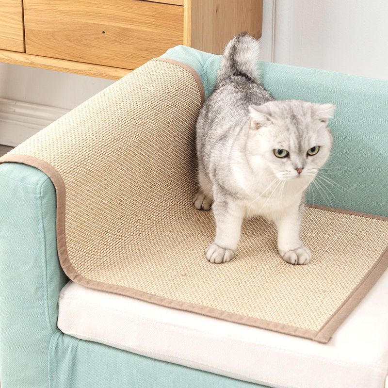 Natural Bamboo Cat Scratcher Sofa Mat_1