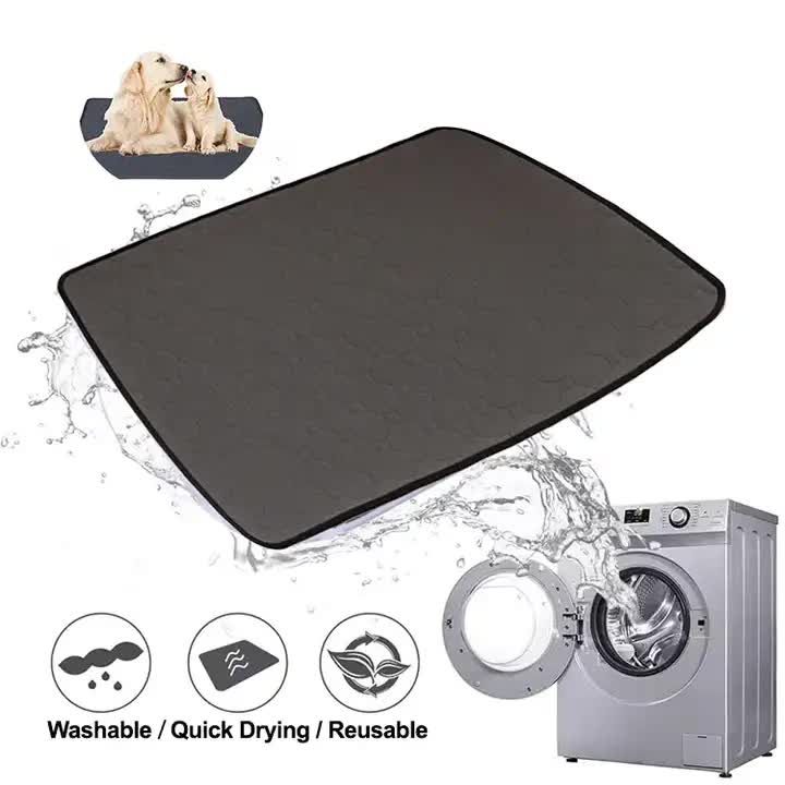 2 PCS Washable Waterproof Pet Pad-Non-Slip, Absorbent, Reusable Mat for Dogs and Cats M(70*50cm)