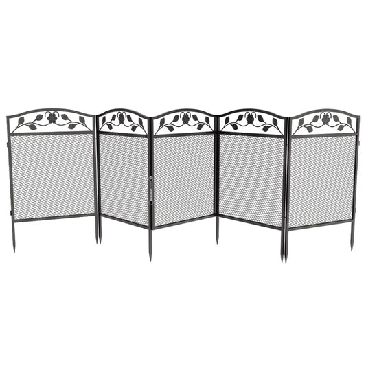 Dog Fence Animal Pet Playpen Barrier Garden Fence for Outdoor Garden_0