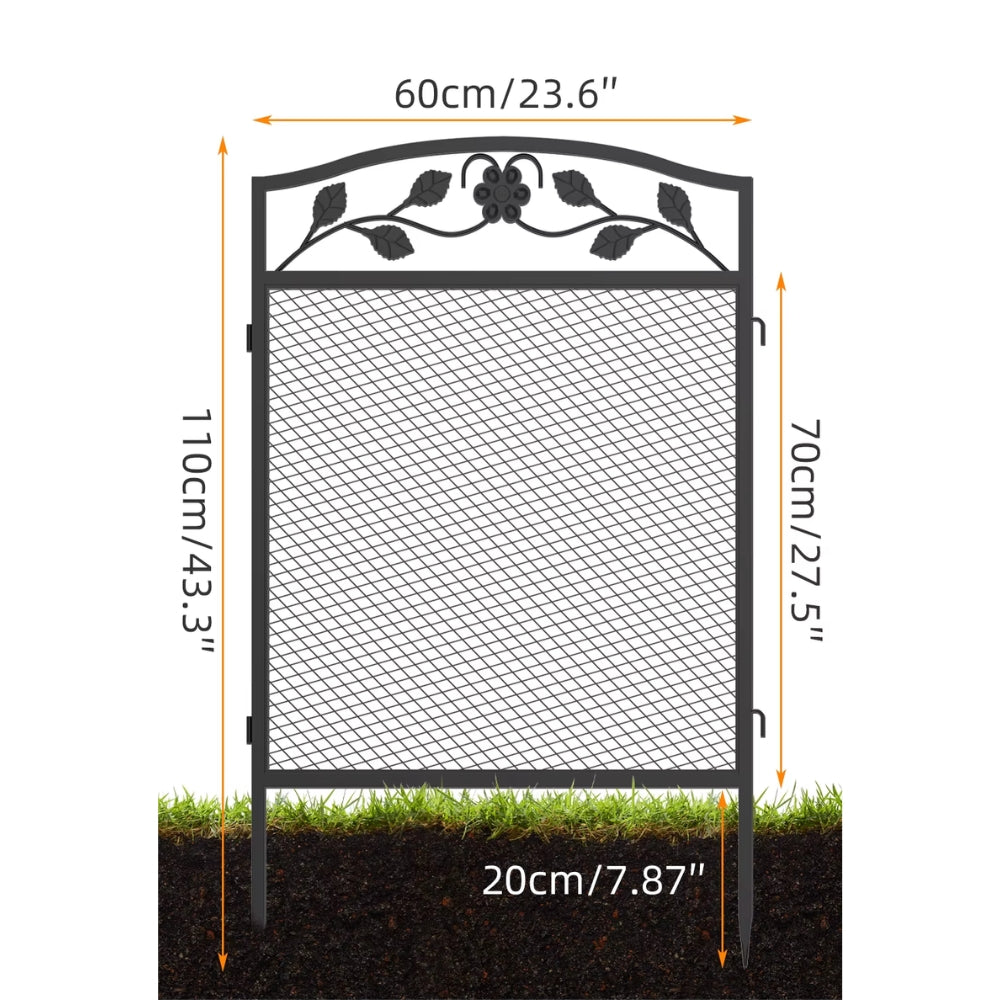 Dog Fence Animal Pet Playpen Barrier Garden Fence for Outdoor Garden_8